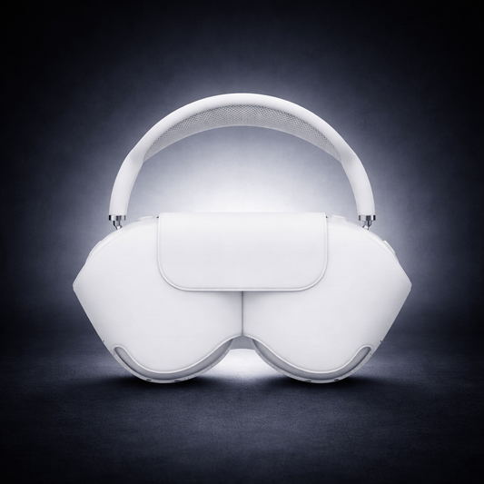 Apple Airpods Max With Logo, Pop Up & Free Leather Case ( Works with Android & iOS Both)